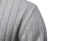 Chaqueta de punto de tendencia de suéter de manga larga con cuello en V para hombre de otoño e invierno - details 28