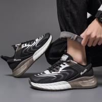 Suela de palomitas de maíz pareja transpirable zapatillas de deporte de los hombres de la plataforma versátil zapatos blancos estudiante zapatillas de correr - details 3