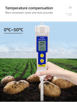 2 IN 1 Soil Meter Soil EC and Temperature Tester EC-315  Waterproof 0~4.00mS/cm Multipurpose Conductivity Tester with ATC - details 3