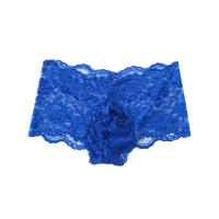 Encaje Sexy Ropa Interior Hombres Boxer hombre Transparente Bragas Ultra Finas Bolsa de Pene Sissy Hombre Bóxers Pantalones Cortos cueca - details 12
