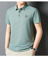 Camiseta de manga corta con estampado de solapa a la moda de verano, polo informal holgado y transpirable, top 2025 - details 0