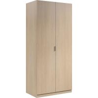 Armario de Dormitorio de Bajo Coste 2 Puertas, Acabado en Blanco Mate, Medidas 81 cm x 180 cm x 52 cm - details 4