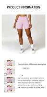 Fierss Push Up Body deportivo de cintura alta para gimnasio y correr, pantalones cortos de entrenamiento para mujer, ropa de yoga - details 1