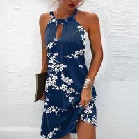BUNO-Vestidos Retro con cuello en V y estampado Floral en 3D para mujer, vestido Vintage de manga corta acampanado elegante para fiesta, vestido bohemio holgado informal para mujer - details 15