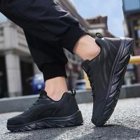 Hombres de otoño impermeables, zapatos deportivos, antideslizantes, duraderos, para correr, tenis, zapatillas casuales de moda para hombres - details 10