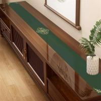 Nuevo estilo chino TV cubierta antipolvo PVC mantel de vidrio suave impermeable resistente al aceite zapato gabinete mesa aparador Mat - details 11