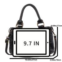 Bolso de Mano Vintage Bolso Cruzado Retro Jeans con Cierre Magnético, Correa Desmontable y Diseño de Cinturón Bolso de Almacenamiento Functional para Viajes, Trabajo, Uso Diario Bolso de Hombro Azul/Negro Duradero - details 1
