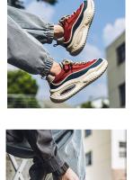 Zapatos deportivos informales con colchón de aire para hombre, zapatos de algodón con aislamiento grueso y felpa y suela aumentada - details 11