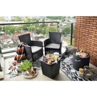 Conjunto de Jardín Exterior Terraza o Balcón con Cojines Incluidos Mesa de Almacenamiento Auxiliar - details 5