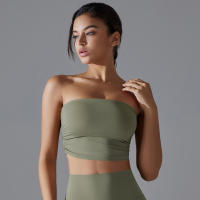 Hamidou sujetador de Yoga sin mangas Push Up para mujer, ropa de Pilates de alta intensidad a prueba de golpes, chaleco de Yoga Sexy para gimnasio - details 24