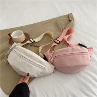 Bolso de pecho de plátano para mujer, bandolera de lona para correr, riñonera informal deportiva, cinturón de media luna - details 2