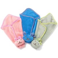 Toalla de Mano de Terciopelo de Coral con Dibujo de Conejo Toalla de Cocina y Baño para Niños - details 4