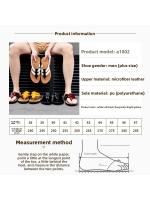 Zapatillas de hombre cómodas y a la moda, chanclas para exteriores, sandalias casuales de estilo coreano para hombre - details 0