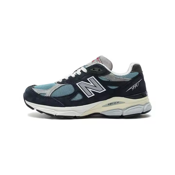 Zapatillas oficiales NB 990 V3 M990TE3 para hombre y mujer Garantía 2 años apliques LETEN - 1