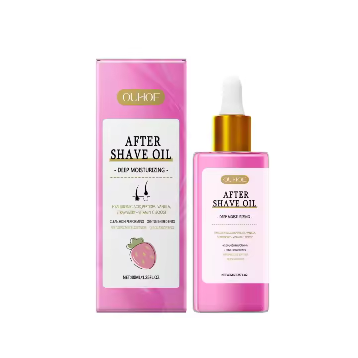 Depilación con aceites esenciales con sabor a fresa, cuidado suave, hidratante, suave y delicado para la piel. - 1