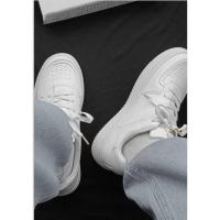 Moda pequeño blanco zapatos mujeres 2025 primavera y verano transpirable zapatos casuales fondo grueso realzando deportes zapatos marea bordo zapatos - details 3