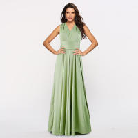 Vestido largo con vendaje sexy y espalda cruzada con múltiples correas y uso multidireccional - details 51