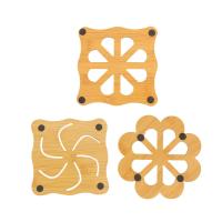 Tapete hueco antideslizante para cuencos, decoración de mesa, bandeja antiescaldado, posavasos, suministros de cocina, manteles individuales, almohadilla de aislamiento térmico - details 5