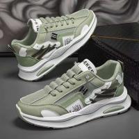 Y Zapatillas de deporte informales para hombre con cordones y plataforma baja, versátiles y de fondo grueso - details 4
