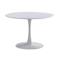 mesa redonda blanca