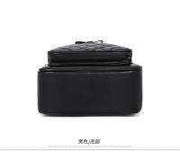 Mochila pequeña de cuero negro para niñas, bolso de hombro pequeño rosa para teléfono móvil, mini mochila informal - details 25