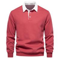 Sudaderas con cuello tipo Polo para hombre, ropa informal y Social, sudaderas de algodón de calidad, nuevo diseño de moda de otoño, 2025 - details 5