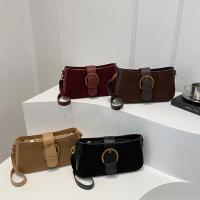 Bolso bandolera ligero para mujer con correa ajustable - Bolso cuadrado pequeño, cierre a presión, disponible en beige/tan/rojo/negro - Uso diario y formal, regalo perfecto para ella, bolso bandolera, bolso moderno y elegante, herrajes dorados, accesorio - details 0