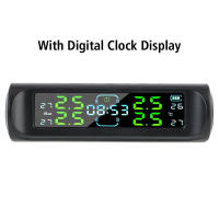 Sistemas de alarma de seguridad para automóviles con pantalla LCD, reloj Digital, sistema de supervisión de presión de neumáticos de coche, USB/Solar TPMS - details 7