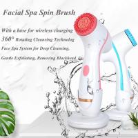 Sonic Nu Cepillo giratorio para limpieza facial profunda, cepillo de limpieza facial giratorio, sistema de spa galvánico para eliminar puntos negros - details 8
