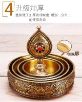 Cobre tallado a mano salón de Buda siete tesoros placa Manzha artesanía de Nepal Manchara oferta especial - details 5