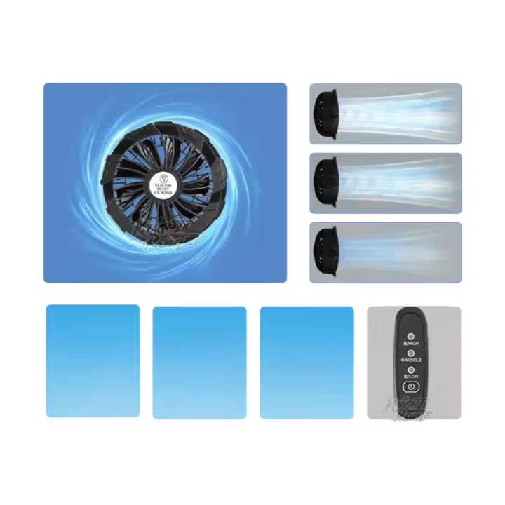 Chaleco De Enfriamiento Para Verano 2025 Con Ventilador Portátil Ropa Aire Acondicionada Enfriamiento Continuo 13 Horas Ideal Para Trabajo En Altas Temperaturas Pesca - 1