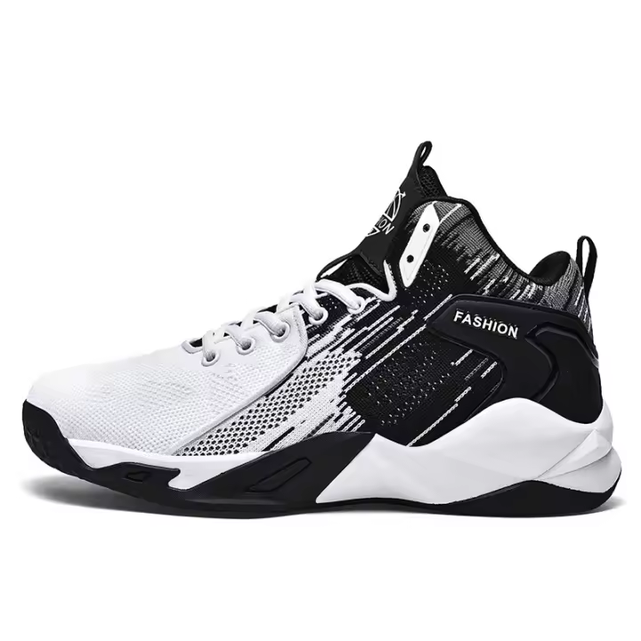 Zapatillas de Baloncesto Transpirables Pisa Fuerte, Cojín Antideslizante para Entrenamiento Deportivo al Aire Libre Talla Grande 47 - 1