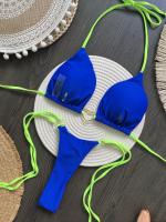 Conjunto de Bikini Halter de Color Sólido RUOTONSEPT Traje de Baño de Estilo Brasileño para Mujeres - details 12