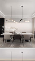 NEO Gleam-luces colgantes Led de aluminio para cocina, lámpara colgante moderna para mesa de comedor, oficina y Bar, DIY - details 0