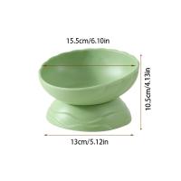 Cuenco ajustable para gatos, boca inclinada, antivuelco, cuenco de alimentación para comida de perros, gran capacidad, antideslizante, base alta para mascotas, contenedor de agua - details 0