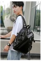 Mochila Casual Vintage de Cuero PU Suave Gran Capacidad Impermeable Bolsa de Hombro para Laptop - details 18