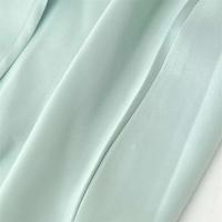 Vestido de Tirantes Ouwu para Mujer Espalda Abierta, Cuello Colgante, Textura de Seda - details 11