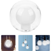 Recambio de pantalla de cristal de globo G9, bola en bola, color blanco claro, D80mm, D100mm, D120mm, D150mm, 20mm, cubierta G9 - details 7