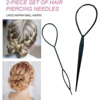 Coletero para trenzar el Pelo, pasador mágico de Plástico, Multifunción - details 1