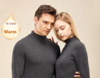 Ropa interior térmica de seda y Cachemira para hombre, pantalones térmicos de Cachemira para otoño e invierno, conjunto para parejas acolchadas y gruesas - details 10