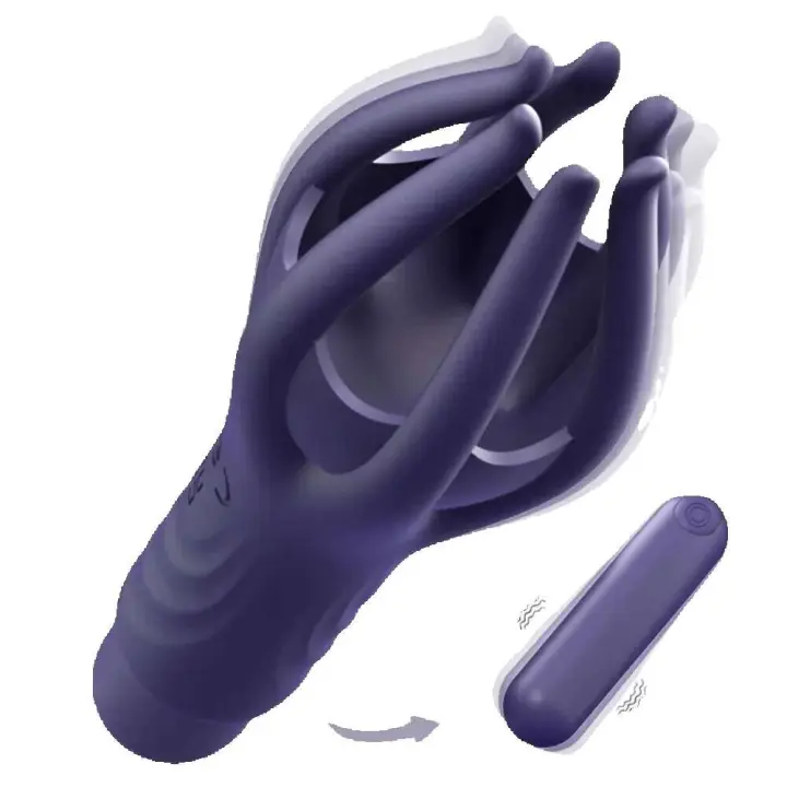 Entrenador Vibrante Estimulador Glanis Juguete Sexual para Prolongar el Placer para Hombres - 1