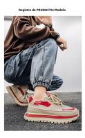 Nuevos Zapatos De Plataforma Versátiles Casuales, Zapatos De Moda Deportivos Antideslizantes Y Resistentes Al Desgaste De Moda Para Hombres - details 8
