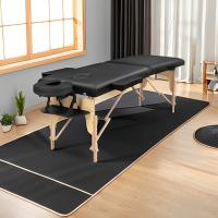 Camilla de masaje plegable para cosmética: mesa de masaje de madera de 2 zonas, mesa de masaje móvil, banco de masaje para fisioterapia y tatuaje - details 4