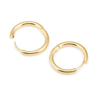 Aretes de Cuerda de Metal Dorado de 18K Diseño Redondo Rectangular de Alta Calidad - details 41