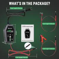 Cargador de batería inteligente automático para baterías de plomo-ácido LiFePO4  6V 12V  3000mA cargador para motocicleta y coche - details 5