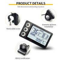 Pantalla LCD impermeable para patinete eléctrico, Panel Controlador S866, 24V, 36V, 48V, 60V, 5 pines - details 3