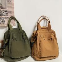 2024 Nueva mochila vintage informal para mujer: mochila plegable de viaje universitaria con cierre de cremallera, correas de hombro fijas y forro de poliéster, mochila negra lavable a máquina para el trabajo, desplazamientos - details 11