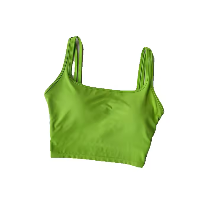 Sujetador de Yoga en forma de U con correa para el hombro para mujer, Sujetador deportivo que absorbe los golpes, chaleco para correr y Fitness - 1