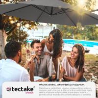Parasol Ajustable para Protección UV Ventilación Superior Ideal para Jardín, Terraza Exterior, Patio - details 18