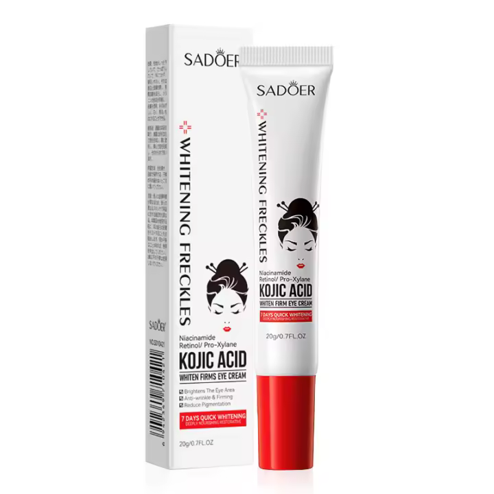 SADOER Kojic Acid Retinol crema para ojos antiojeras elimina las bolsas de los ojos humectante reafirmante belleza ojos productos para el cuidado de la piel - 1